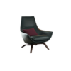 Angelo Leather Arm Chair - Luxury Mattress Gallery