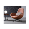 Luca Leather Arm Chair With Leg Rest - Luxury Mattress Gallery