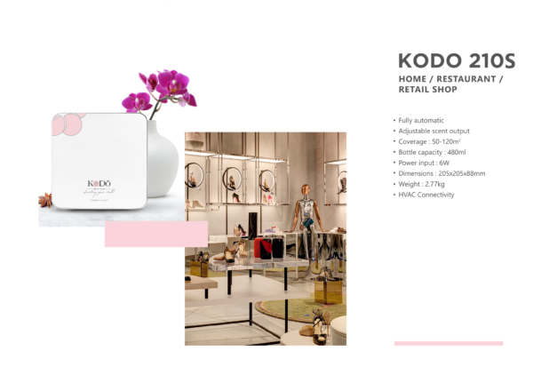 KODO 210S with 1 Bottle (150ml) Fragrance of Choice
